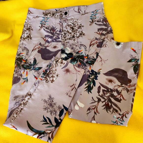 Airy summer lightweight stretchy pants by Jules & Leopold Sz L - Picture 1 of 6